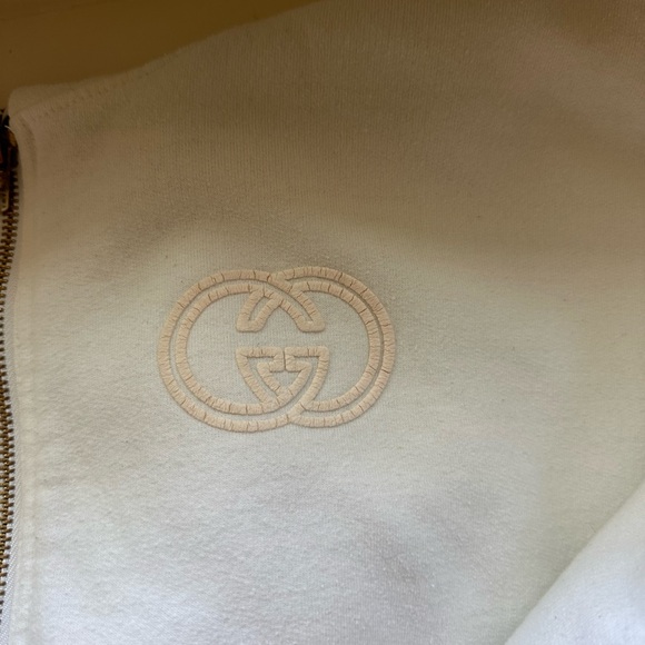 Gucci White Half-Zip Hoodie - Picture 2 of 10